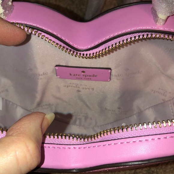 NWT-Kate Spade-SET-Spade Flower-Love Shack 3D Heart🩷Crossbody & Card Holder-$498 - Picture 8 of 16